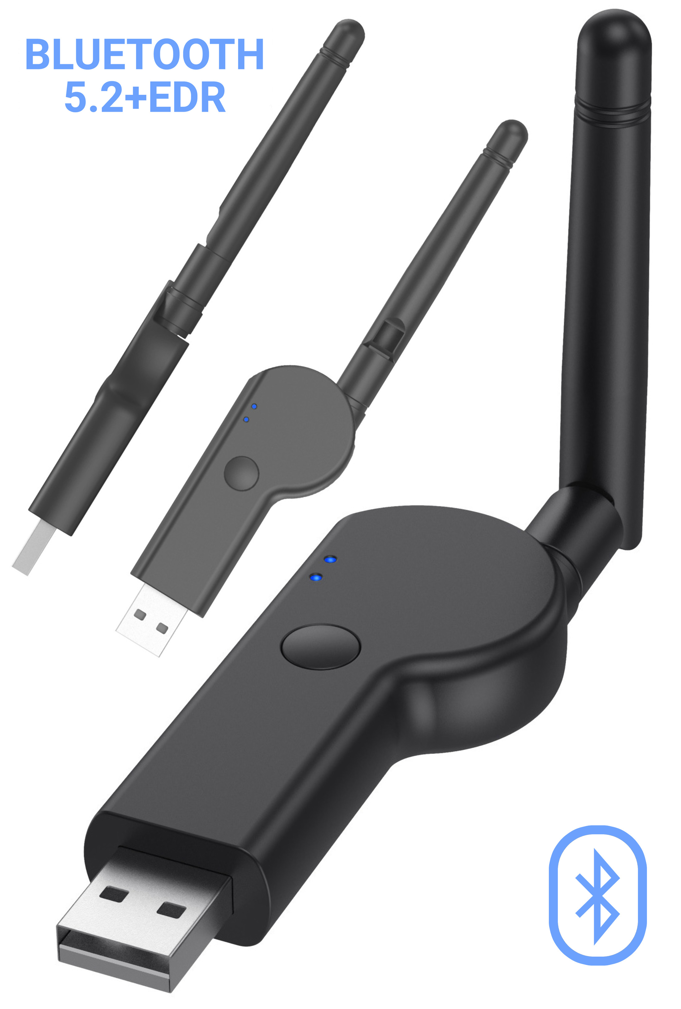 Адаптер USB Bluetooth 2 в 1 KS-is (KS)