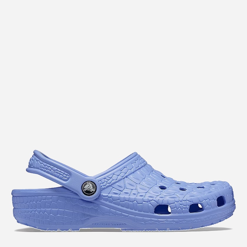 Акція на Жіночі крокси Crocs Classic Crocskin Clog 206873-5Q6-M5/W7 37-38 23 см Сині від Rozetka