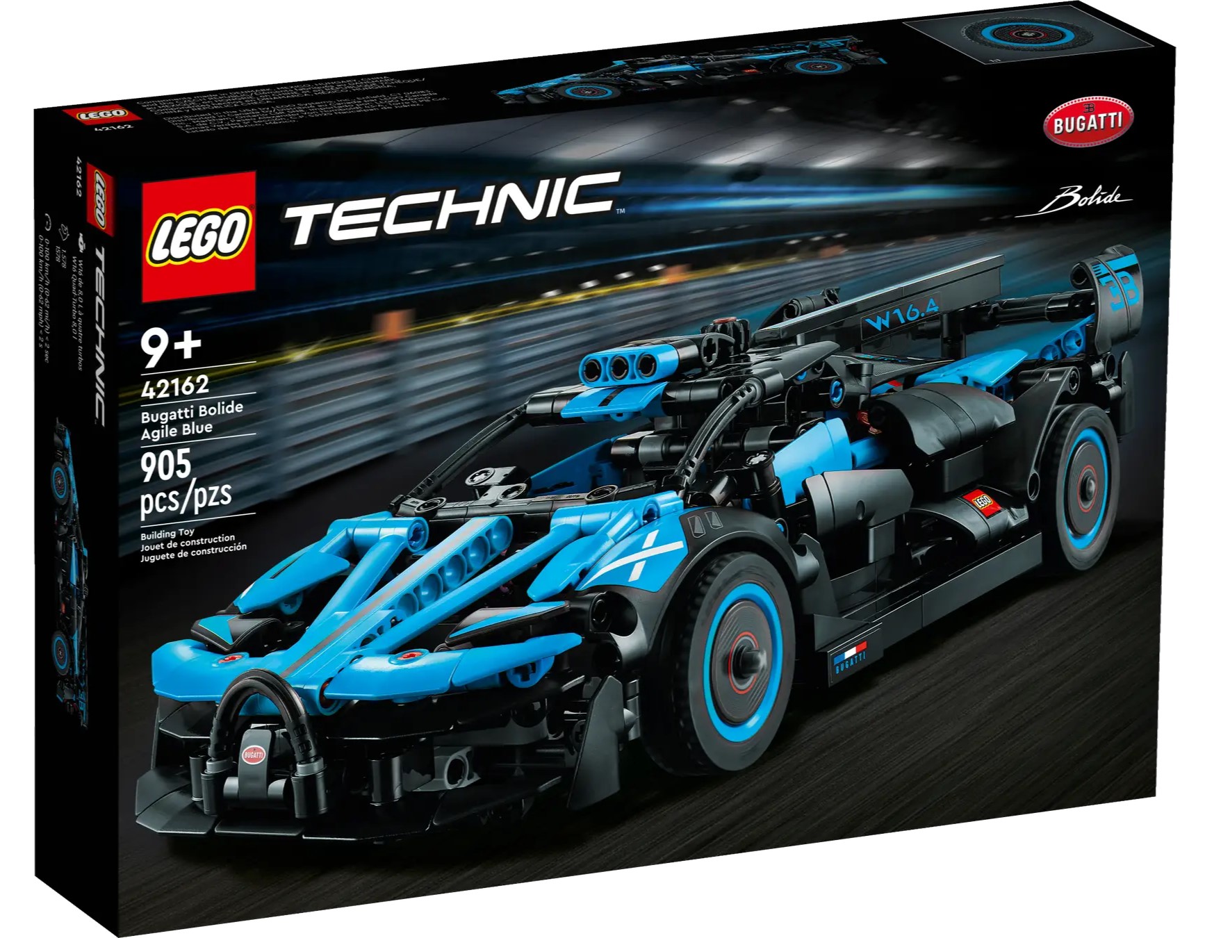 Конструктор LEGO Technic Bugatti Bolide Agile Blue 905 деталей (42162) –  фото, отзывы, характеристики в интернет-магазине ROZETKA | Купить в  Украине: Киеве, Харькове, Днепре, Одессе, Запорожье, Львове