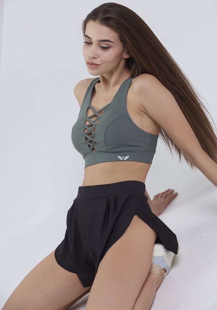 

Спортивный топ DressFit BOOM khaki S/M