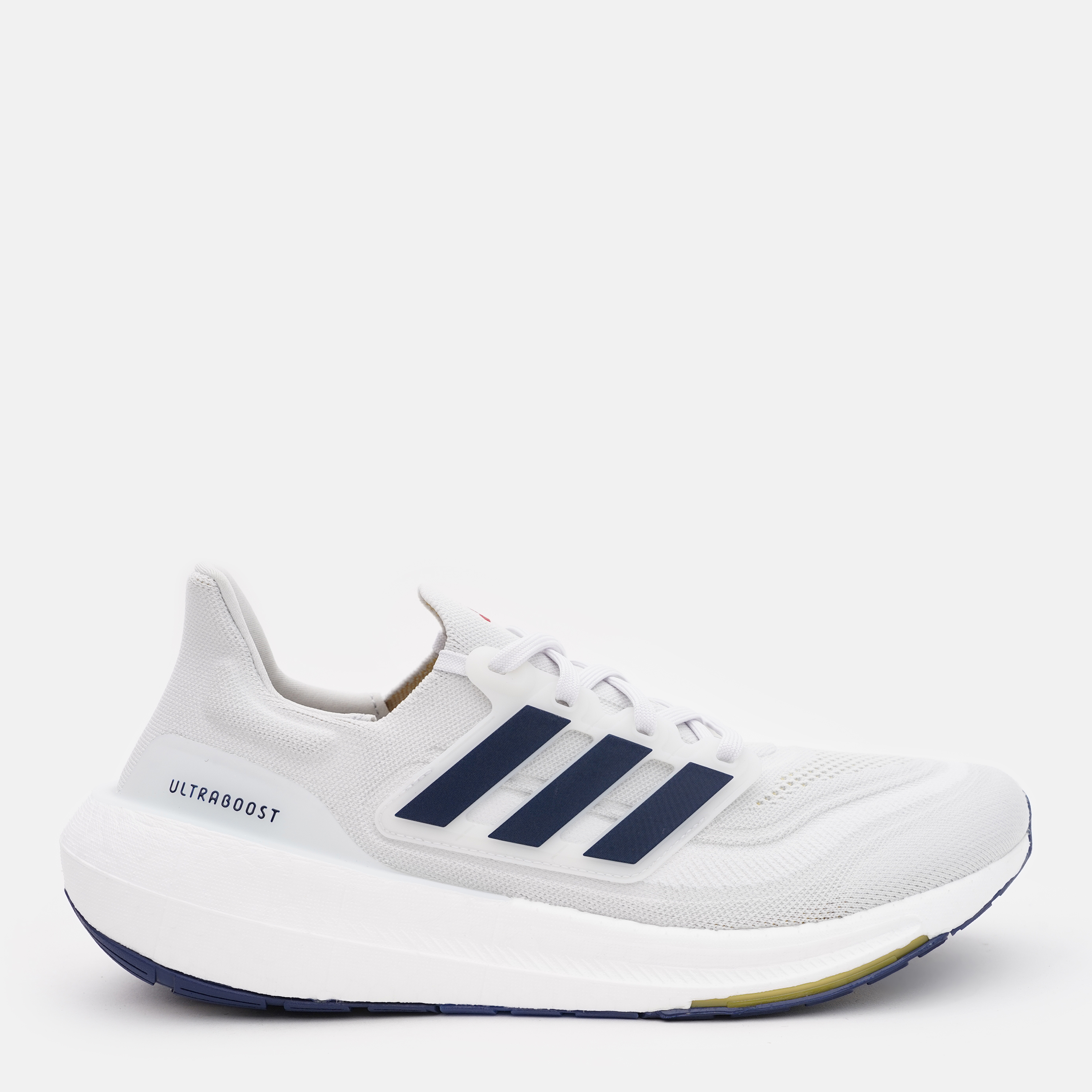 Акція на Чоловічі кросівки для бігу Adidas Ultraboost Light ID3285 47.5 (12UK) 30.5 см Crywht/Dkblue/Goldmt від Rozetka