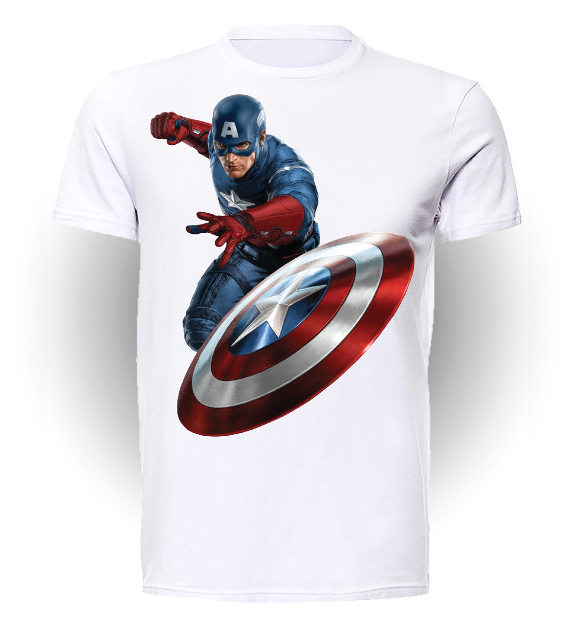 

Футболка GeekLand Капитан Америка Captain America atack CA.01.002 (FU21CA.01.002/boy-122)