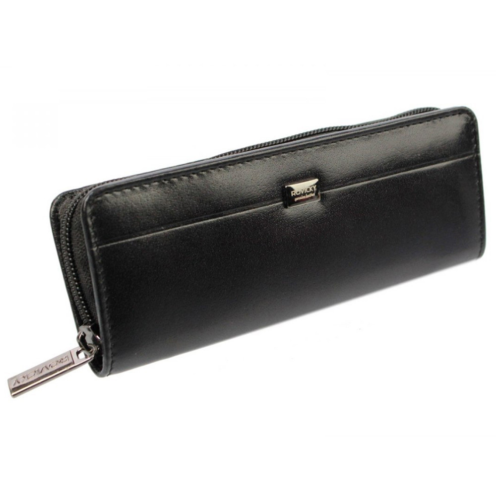 

Футляр для ручек кожаный Rovicky на молнии черный LI-2571-ASL Black