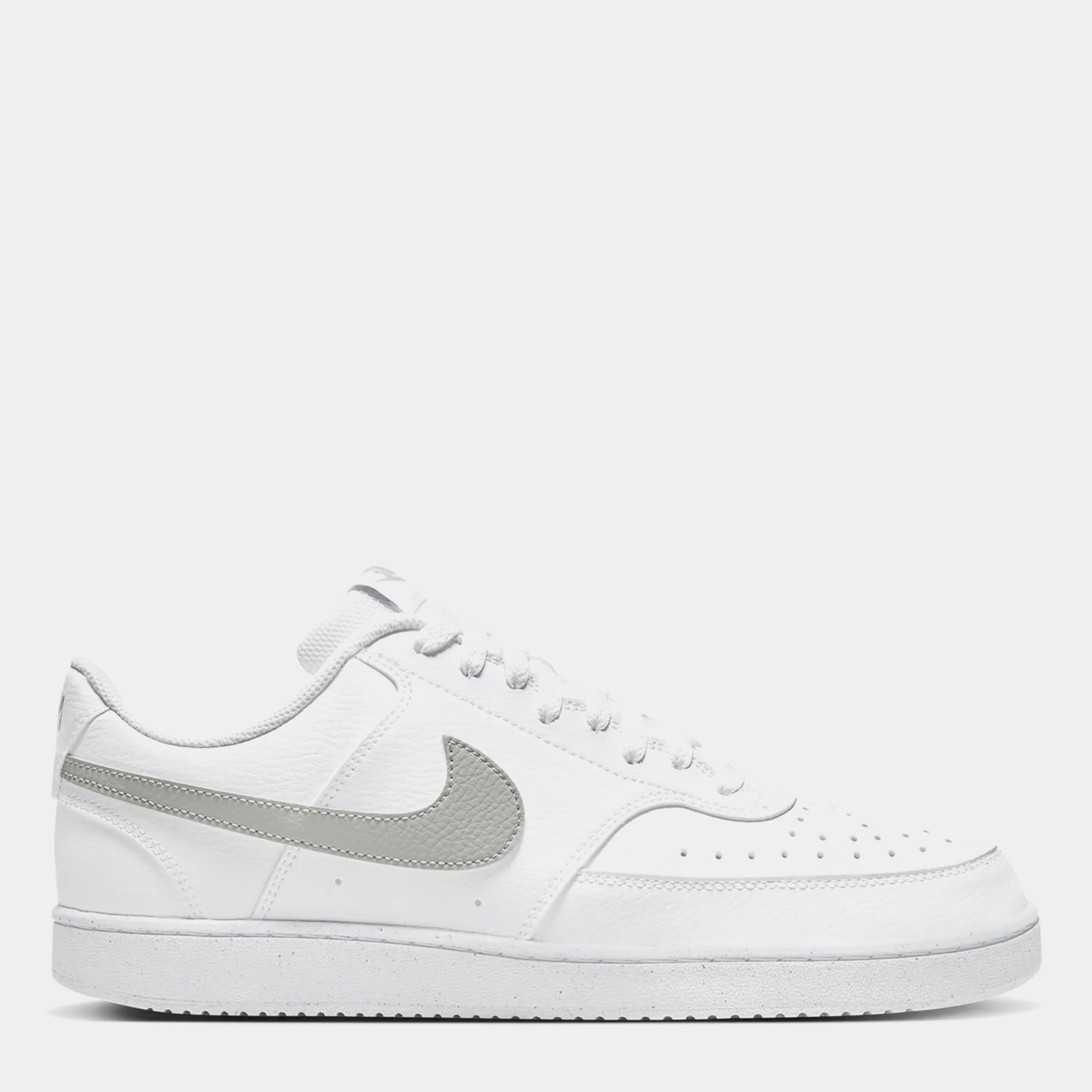 Акція на Чоловічі кеди низькі Nike Court Vision Low Nn DH2987-112 42.5 (9US) 27 см White/Lt Smoke Grey-White від Rozetka