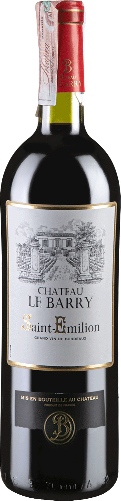 Вино Chateau Le Barry Saint-Emilion червоне сухе 0.75 л (3500610078019)