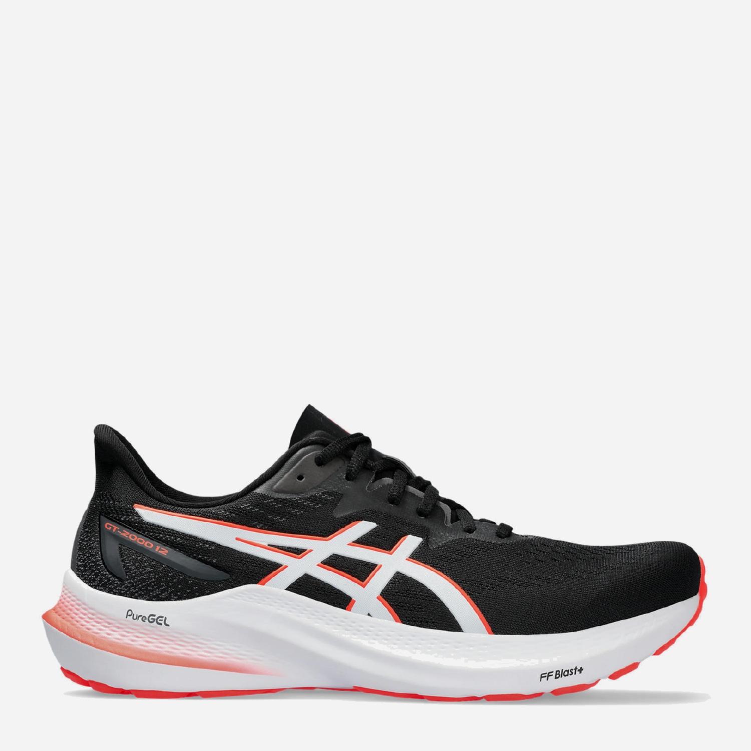 Акція на Чоловічі кросівки для бігу ASICS Gt-2000 12 1011B691-004 40.5 (7HUS) 25.5 см Чорні від Rozetka