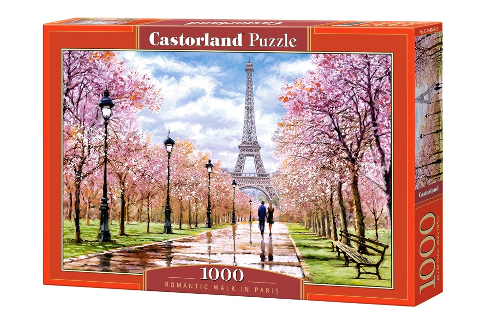 

Пазлы Романтическая прогулка в Париже 1000 элементов Castorland