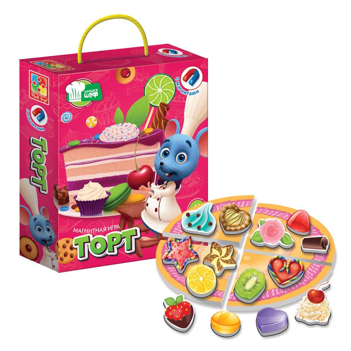 

Игра магнитная Торт рус Vladi Toys