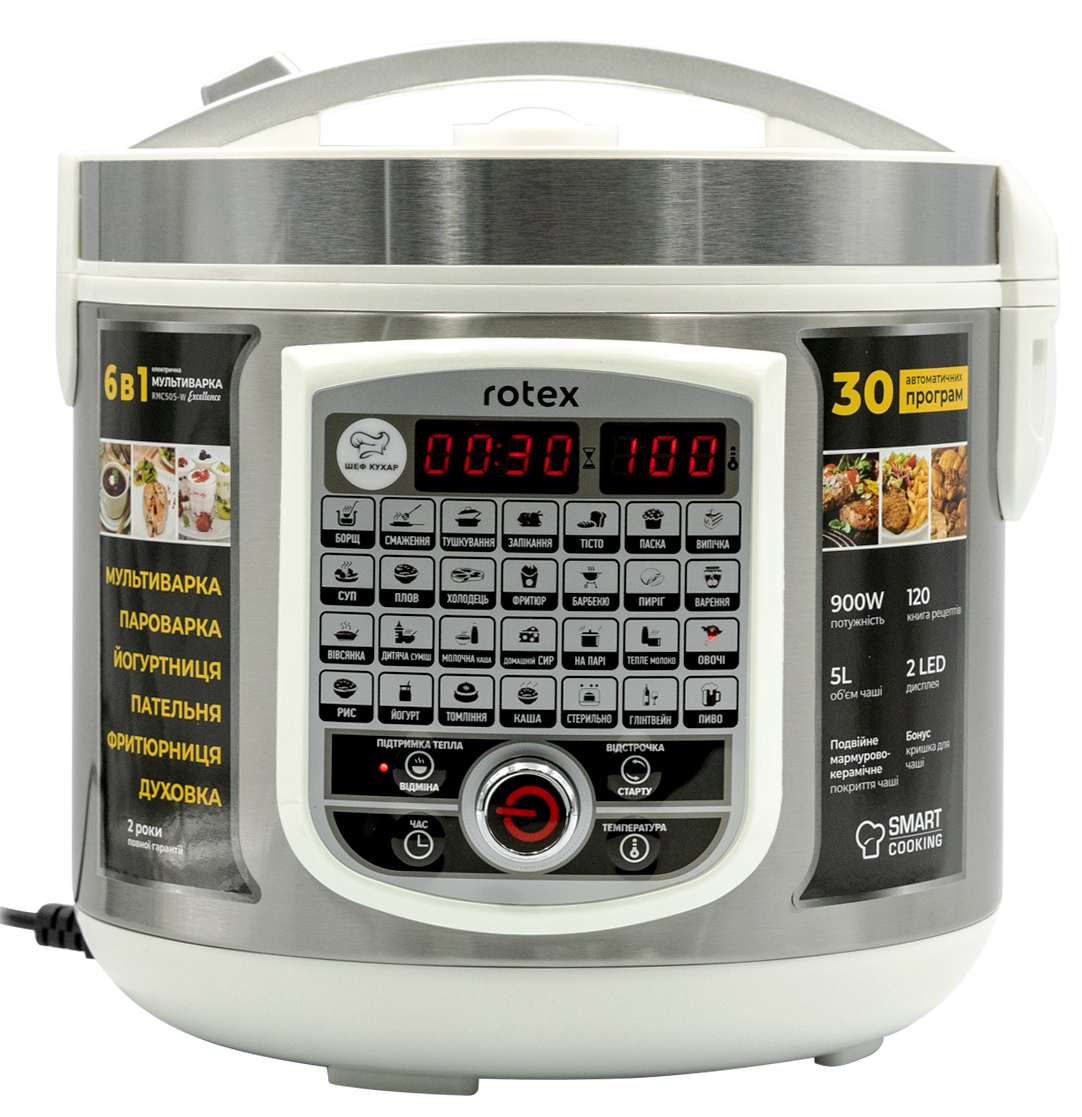 

Мультиварка ROTEX Excellence RMC505-W