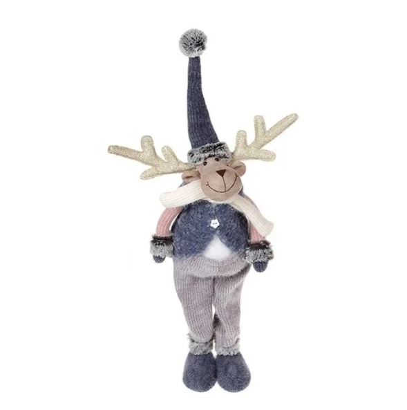 

Фигурка мягкая новогодняя Flora Олень Мальчик 53 см. 11930 (BAM04041)