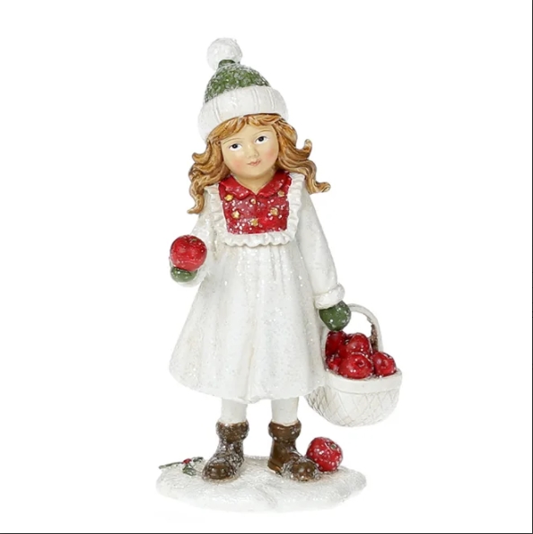 

Фигурка новогодняя Flora Девочка 4 шт 11224 (BAM04148)