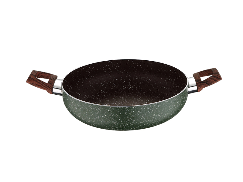 

Сотейник Ø28х7.5 см с мраморным покрытием Bergner BG-31766-MBW