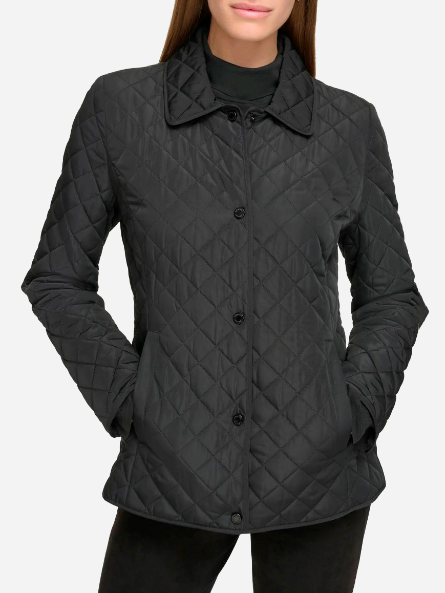 Акція на Куртка демісезонна жіноча Calvin Klein 598824494 S Чорна від Rozetka