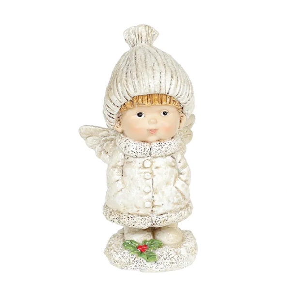 

Фигурка новогодняя Flora Ангелочек 11 см. 11735 (BAM04124)