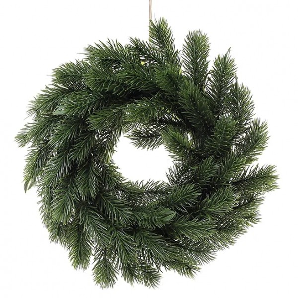 

Венок из искусственной хвои Flora 25 см 11543 (BAM03453)