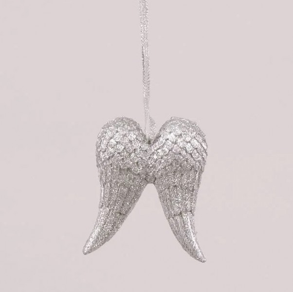 

Новогодняя подвеска Flora Крылья серебряные 21768 (BAM03660)