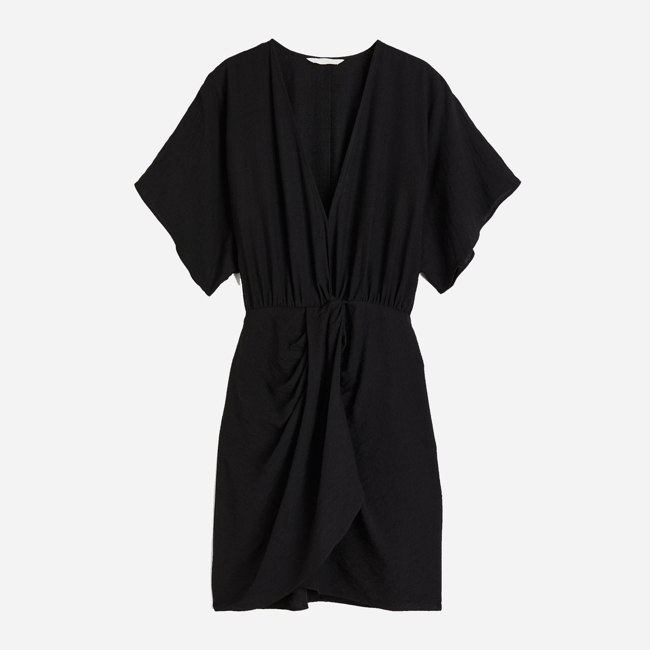Акція на Плаття-футболка коротке літнє жіноче H&M A605-1169790_чорне S Чорне від Rozetka