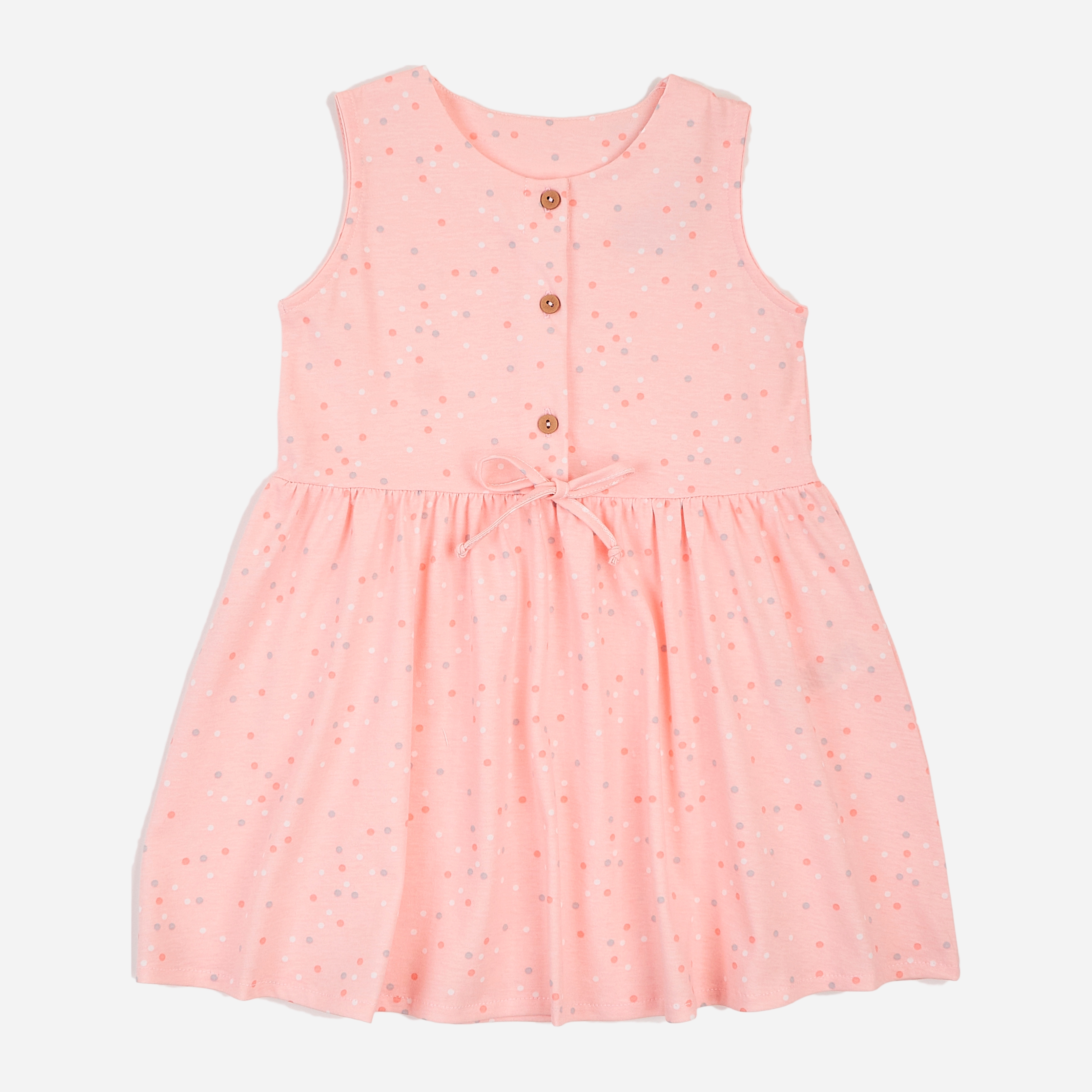 Акція на Дитяче літнє плаття для дівчинки KRAKO 4026D25 110-116 см Рожеве від Rozetka