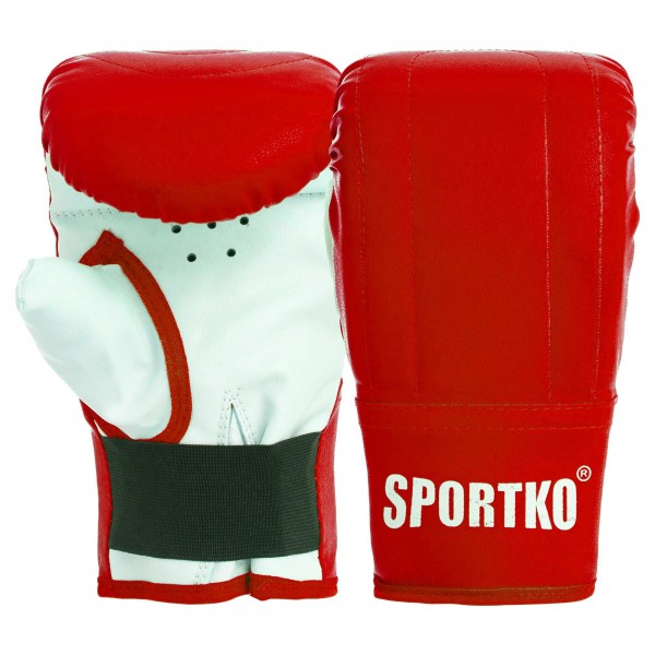 

Перчатки для бокса Снарядные перчатки Кожвинил SPORTKO UR PD-3 р-р L,красный (DS0002604)