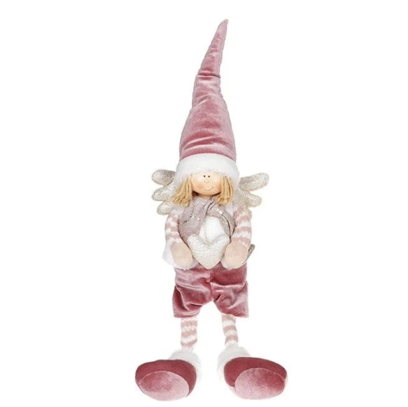 

Фигурка мягкая новогодняя Flora Сидячий Ангел Мальчик 60 см. 11924 (BAM04047)