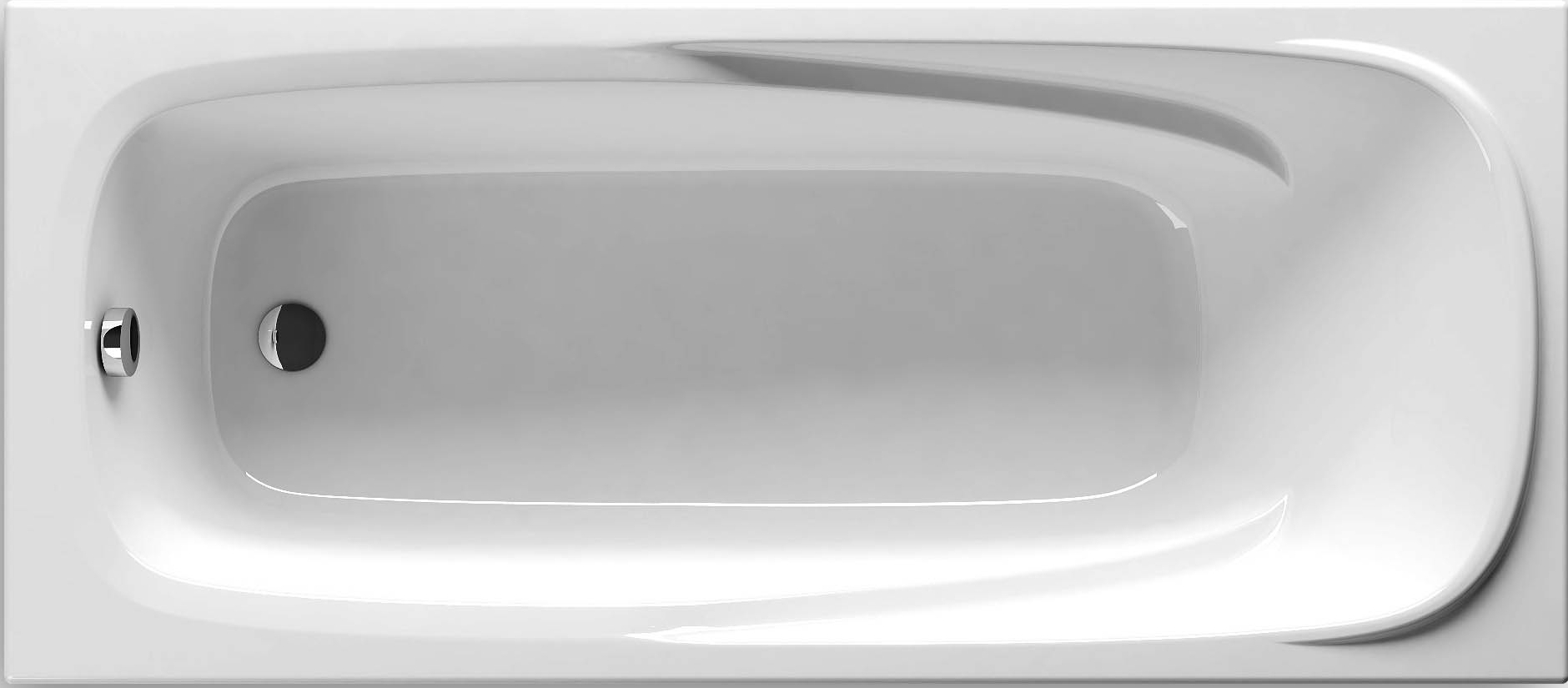

Ванна акриловая Ravak VANDA II 160x70 (CP11000000)