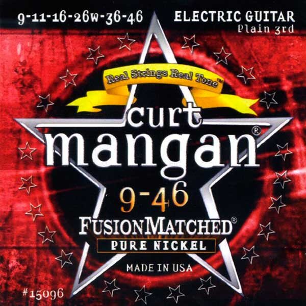 

Струны для электрогитары Curt Mangan 15096 Pure Nickel (9-46)
