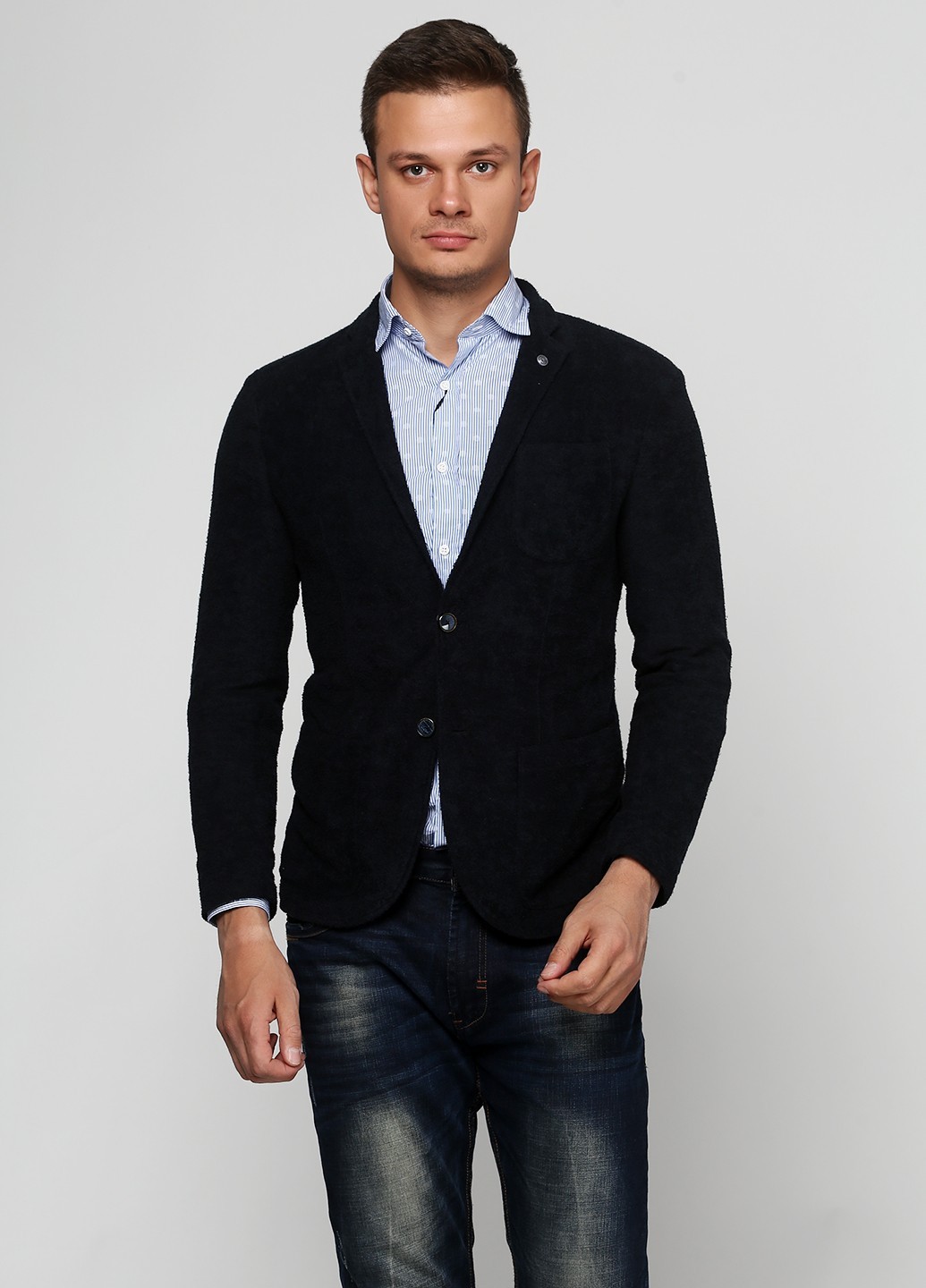 

Пиджак Massimo Dutti 54 622 темно - синий 10202002235401