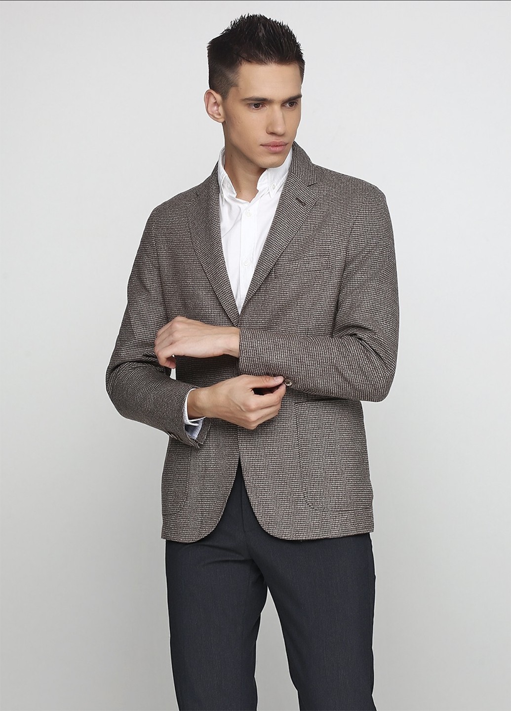 

Пиджак Massimo Dutti 46 665 коричневый 09202018322710