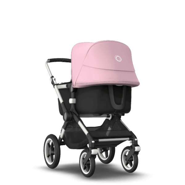 

Коляска Bugaboo Fox 2, Alu, Black, Soft pink цвет