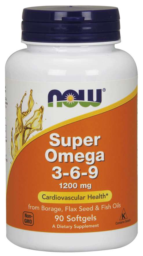 

Витамины NOW Super Omega 3-6-9 Softgels 90 капсул (4384301035)
