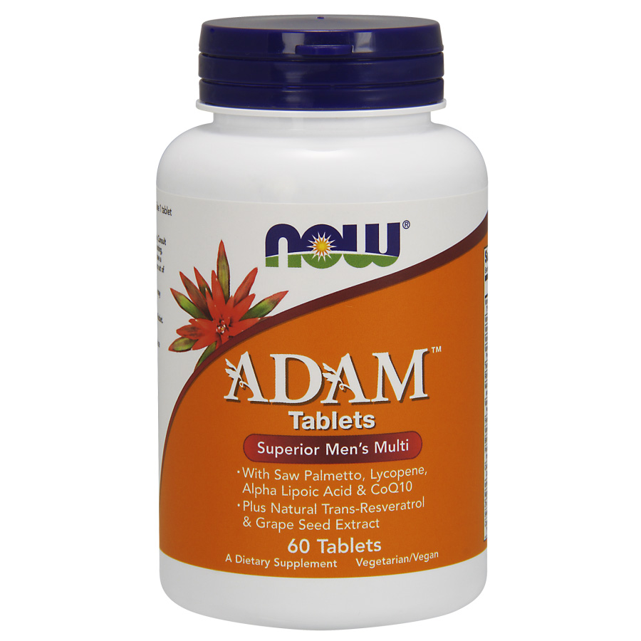 

Витамины NOW ADAM Men's Multiple Vitamin Tablets 60 таблеток (4384301013)