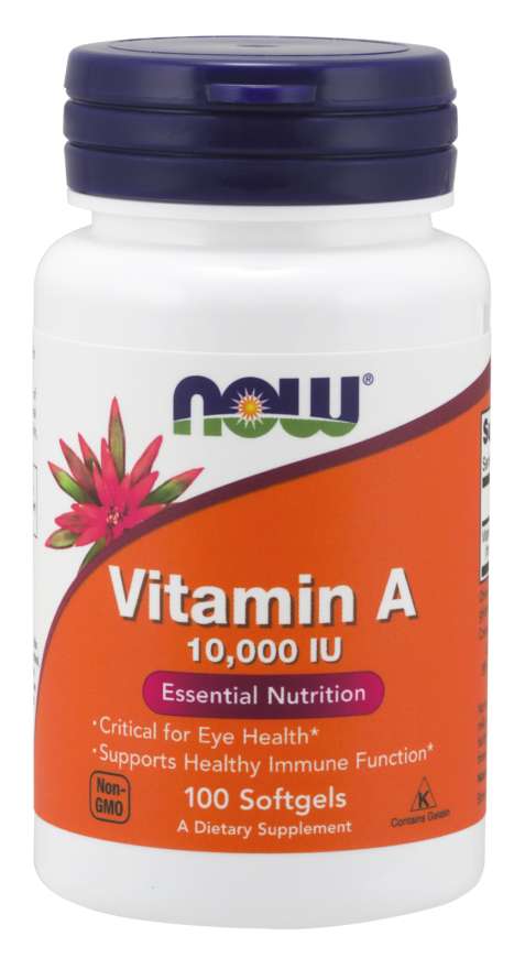 

Витамины NOW Vitamin A 10,000 IU Softgels 100 капсул (4384301161)