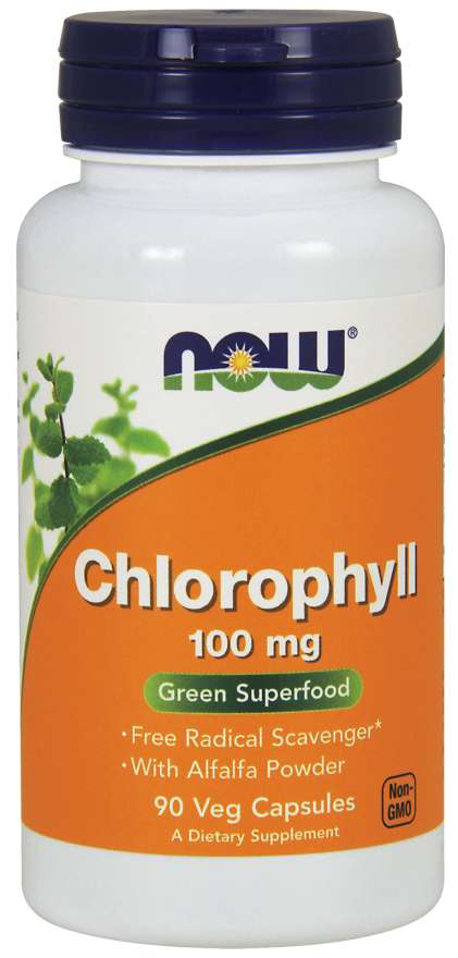 

Специальный продукт NOW Chlorophyll 100 mg Veg Capsules 90 капсул (4384301188)