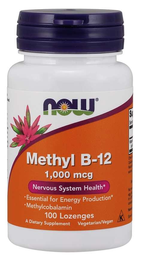 

Витамины NOW Methyl B-12 1,000 mcg Lozenges 100 таблеток (4384301357)