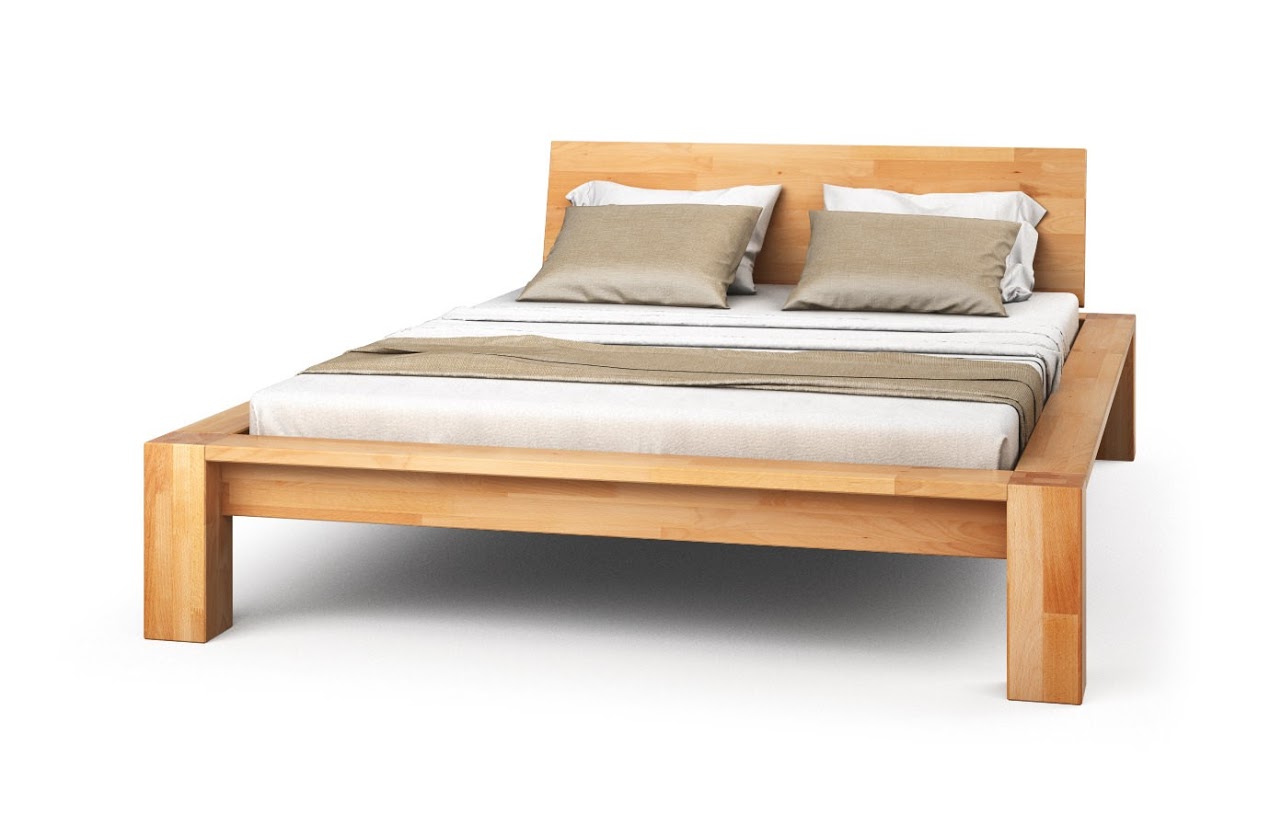 

Кровать двуспальная B121 160х200 дерево бук Mobler (без матраса)