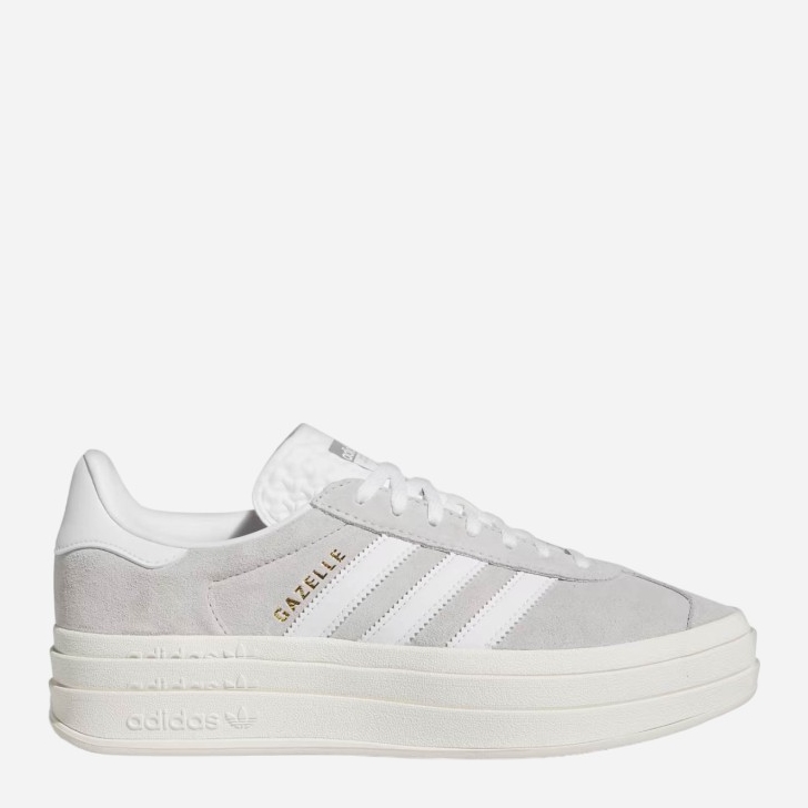 Акція на Жіночі кеди низькі adidas Gazelle Bold HQ6893 (6UK) 39.5 Сірі від Rozetka