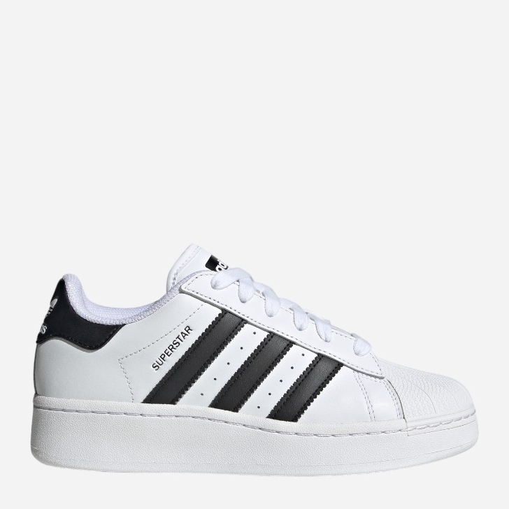 Акція на Жіночі кеди низькі adidas Superstar XLG W IF3001 (4.5UK) 37.5 Білі від Rozetka