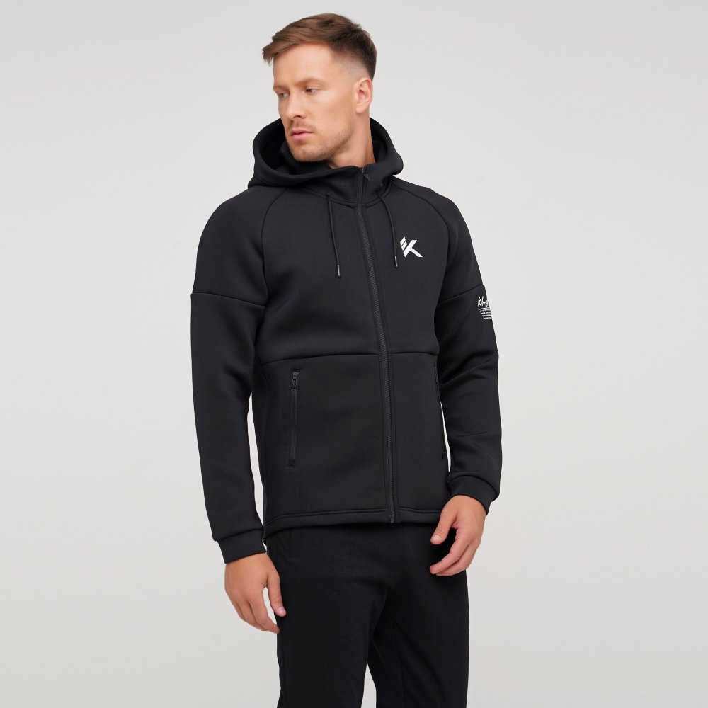 

Мужская толстовка Anta Knit Hoodie Track Top Черный 50 (ant852031706-3)