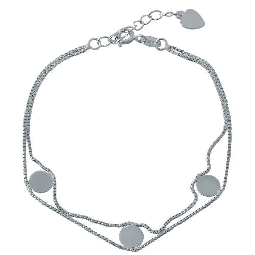 

Серебряный браслет SilverAlex без камней 1720 размер