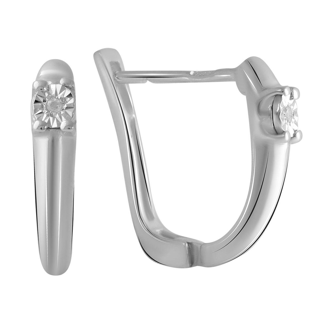 

Серебряные серьги SilverAlex с натуральными бриллиантом