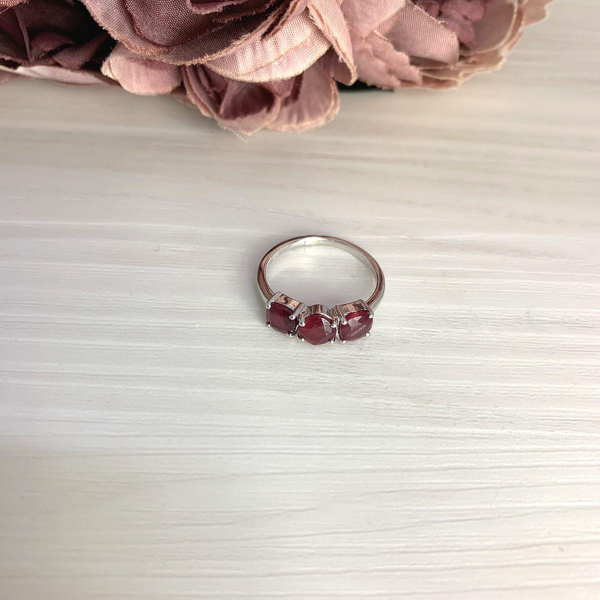 

Серебряное кольцо SilverAlex с натуральным рубином 2.45ct 18 размер