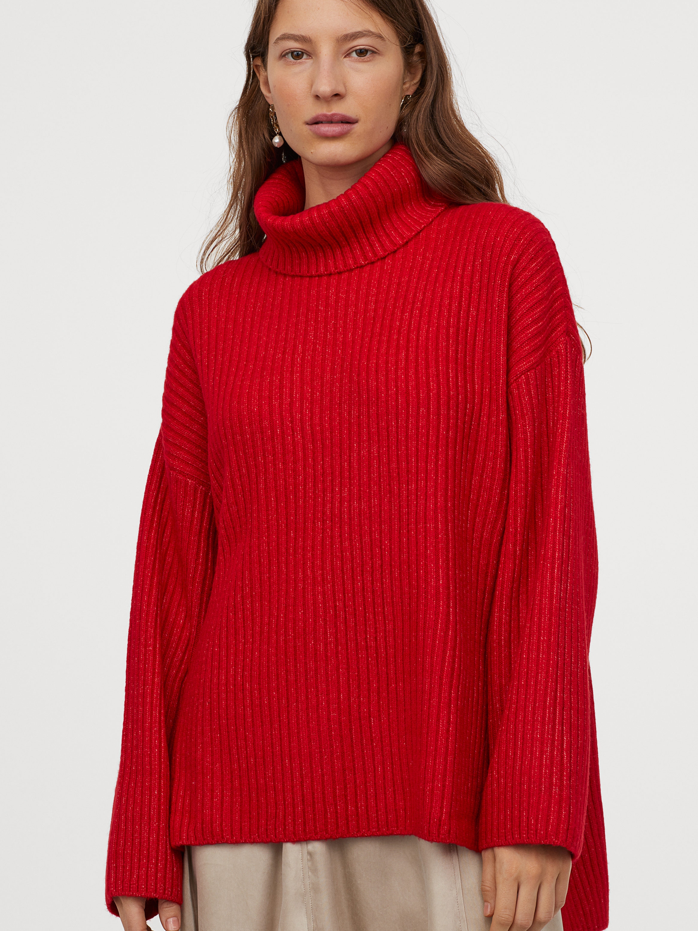 

Свитер H&M 0840566-0 M Красный