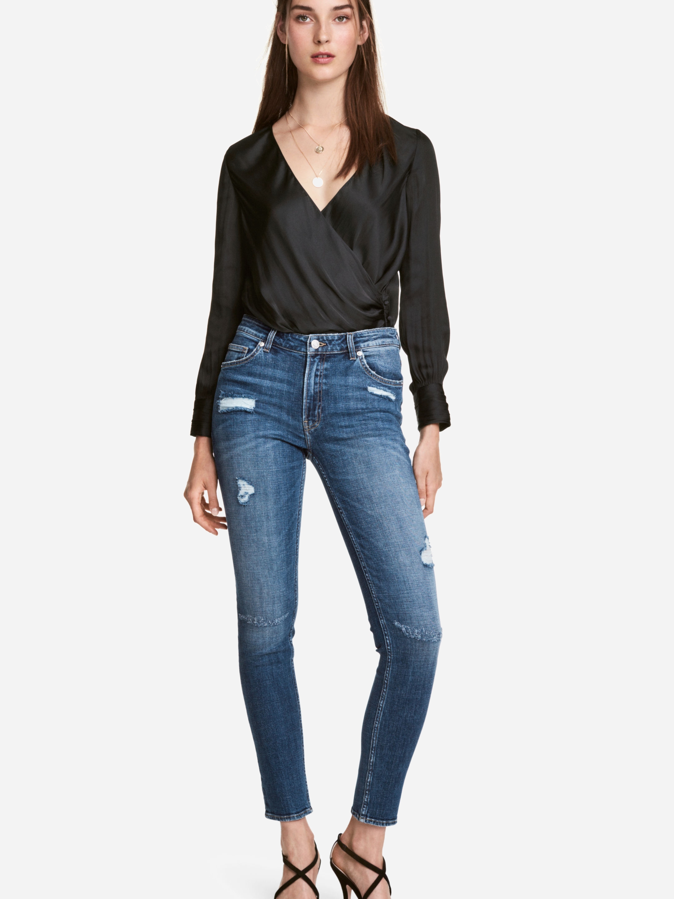 

Джинсы H&M 0549408-6 38 Синие