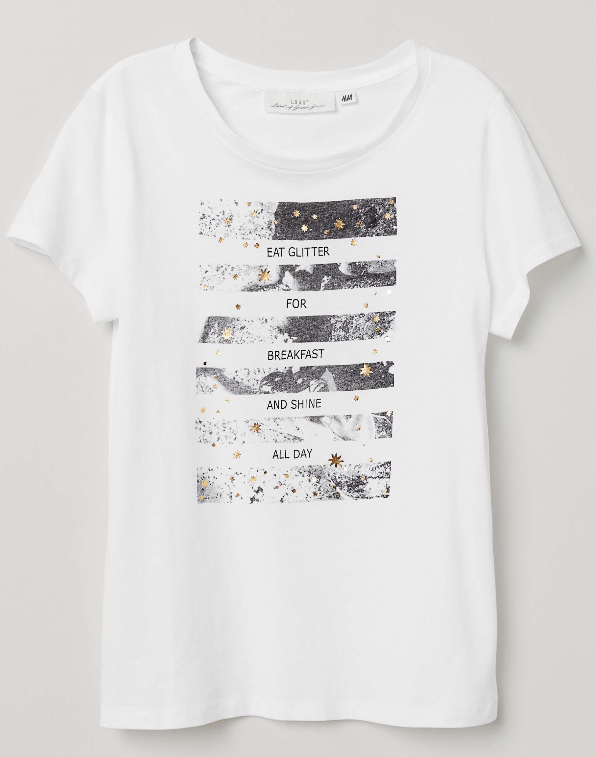 

Футболка H&M 0651082-8 XS Белая