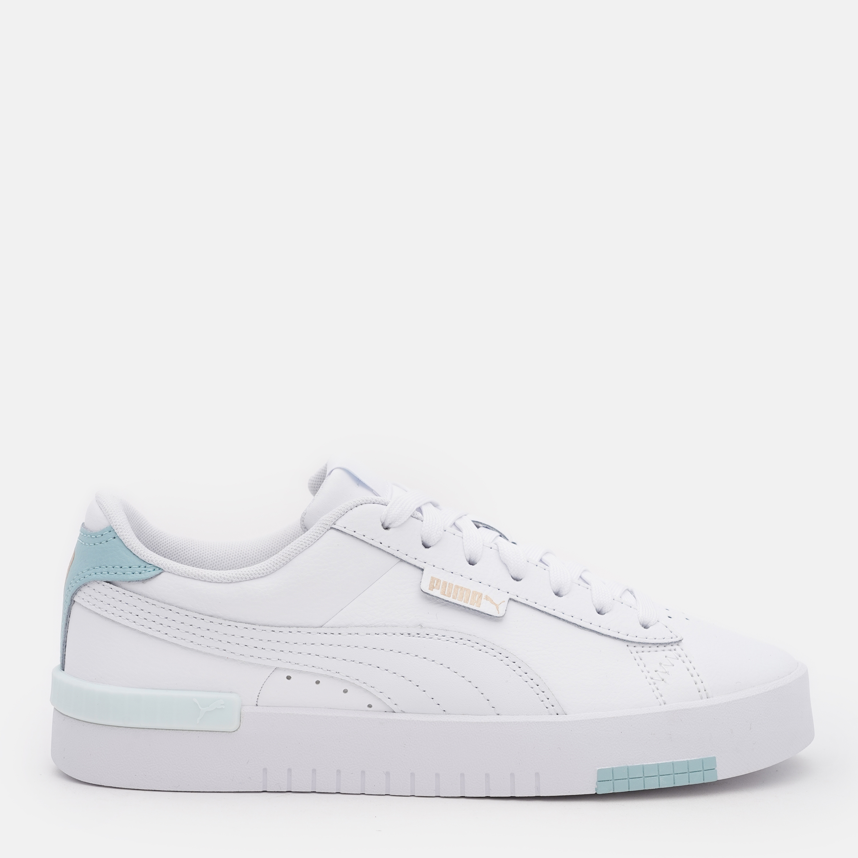 Акція на Жіночі кеди низькі Puma Jada Renew 38640123 40 (6.5UK) 25.5 см White/Turquoise/Surf від Rozetka