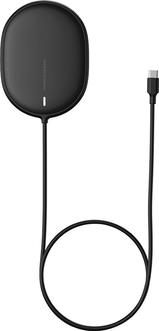 

Беспроводное ЗУ Baseus Light Magnetic Wireless Charger Black (WXQJ-01)