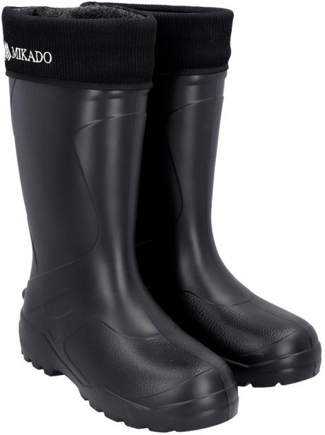 

Сапоги резиновые пена EVA с чулком Mikado BMK-BK - 30° 46 р Black