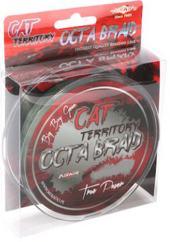 

Шнур рыболовный Mikado Cat Territory Octa Braid 300 м 0.40 мм 43.20 кг Green