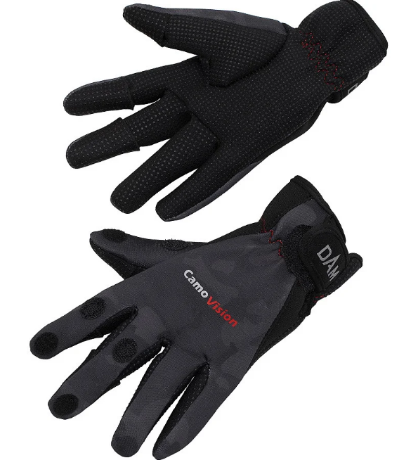 

Перчатки с отстегивающимися пальцами неопрен DAM Camovision Neo Gloves 2 мм M Вlack
