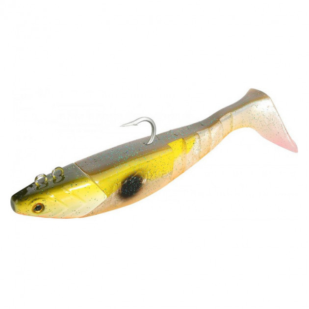 

Виброхвост огруженный Mikado Norway Quest Giant Fishhunter 17 см 210 г 2 шт Yellow/Beige